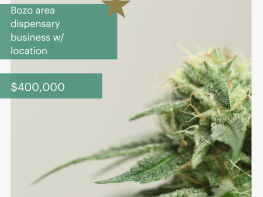 Bozeman area dispensary business w/ location