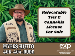 Relocatable Montana Tier 2 Cultivation License