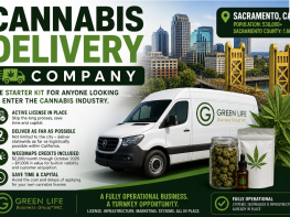 Fully Operational Cannabis Delivery Business For Sale Includes Inventory & $11K In Marketing Credits (Sacramento, California) #2014