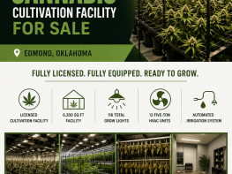 TURNKEY CANNABIS CULTIVATION OPERATION FOR SALE – EDMOND, OKLAHOMA