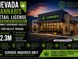 Nevada Cannabis Retail License with Real Estate Opportunity Turnkey Dispensary Facility (Sun Valley, Nevada) #2041