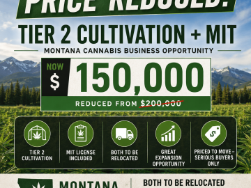 Montana Cannabis Business Asset Package — Tier 2 Cultivation + MIPP