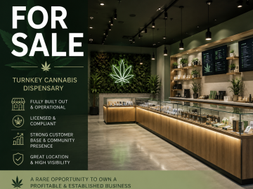 Open and Operating Dispensary for Sale!