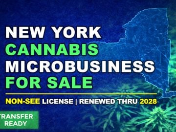 NY Cannabis Microbusiness Non-SEE License Renewed thru 2028