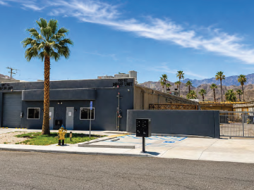 7,729 SF Industrial Building with Fenced Parking Area