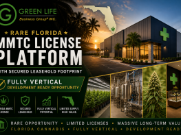 Rare Florida MMTC License Fully Vertical, Unlimited Dispensary Capabilities (Florida, USA) #2075