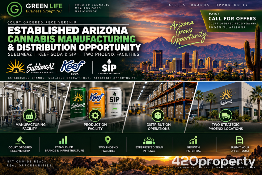 Cannabis Businesses For Sale | Cannabis Manufacturing / Processing Businesses For Sale