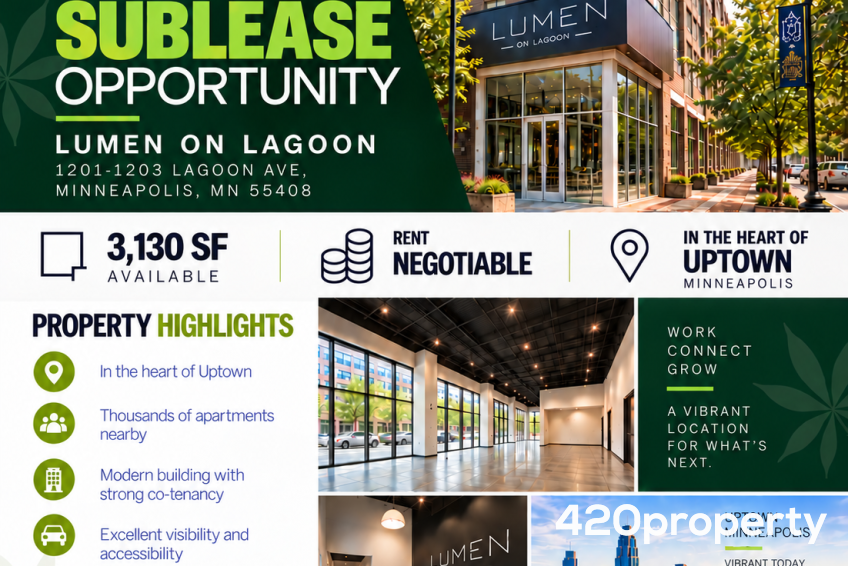 Cannabis Real Estate Listings | Other Commercial Properties for Cannabis Business Use For Lease